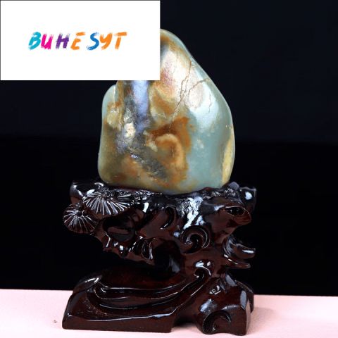 buhesyt收藏摆件新疆和田玉籽料原石手把件小摆件皮色原生籽料 籽料原