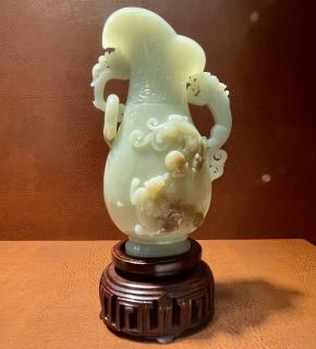 "天下玉 扬州工"和田玉雕作品展在京举行和田玉鉴定保养